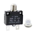 20 Ампер автоматический выключатель Кнопка сброса с быстрым подключением терминалов и прозрачной водонепроницаемой крышкой кнопки