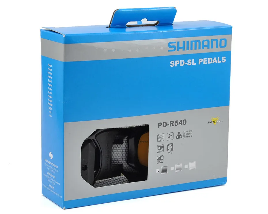 Педали Shiman для дорожного велосипеда черные педали светильник весовые