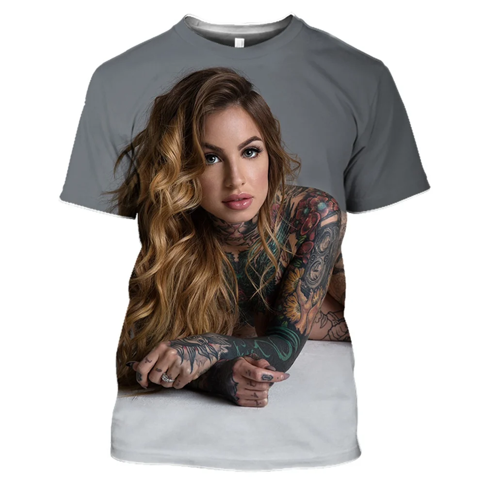 

2021 Summer Unisex 3D Printed T-shirt Women's Sexy Harajuku Oversized T-shirt Men's Streetwear Hip-hop O-neck Sweatshirt Top