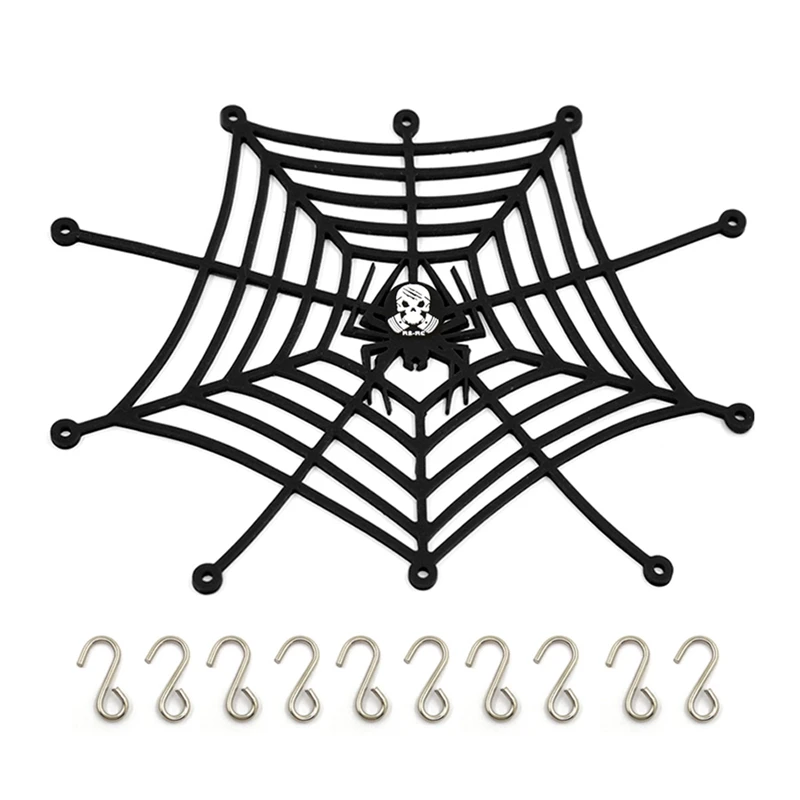 

Silicone Elastic Luggage Net for 1/10 RC Crawler SCX10 90046 Tamiya CC01 D90 Traxxas TRX4 Upgrade Parts Accessories