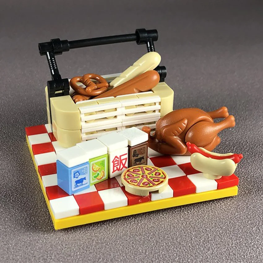 Корзина ковер для напитков City View строительные блоки вечерние кубики кемпинга