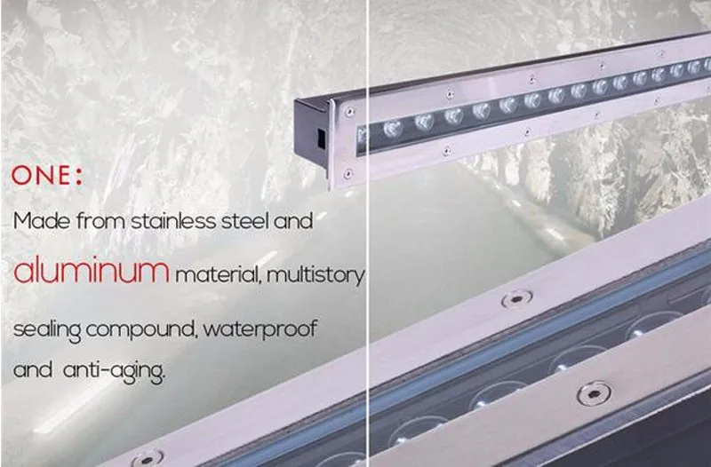 10 шт./партия прямоугосветильник светодиодные лампы для подземного освещения 4