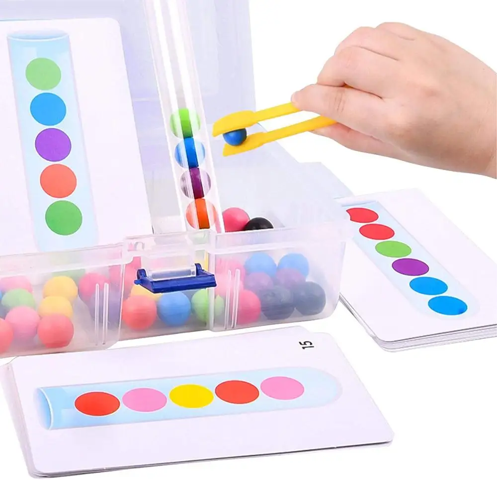 

Образовательная игра для мелкой моторики, детский мяч для развития логического мышления, тестовая трубка, игра для раннего развития ребенк...