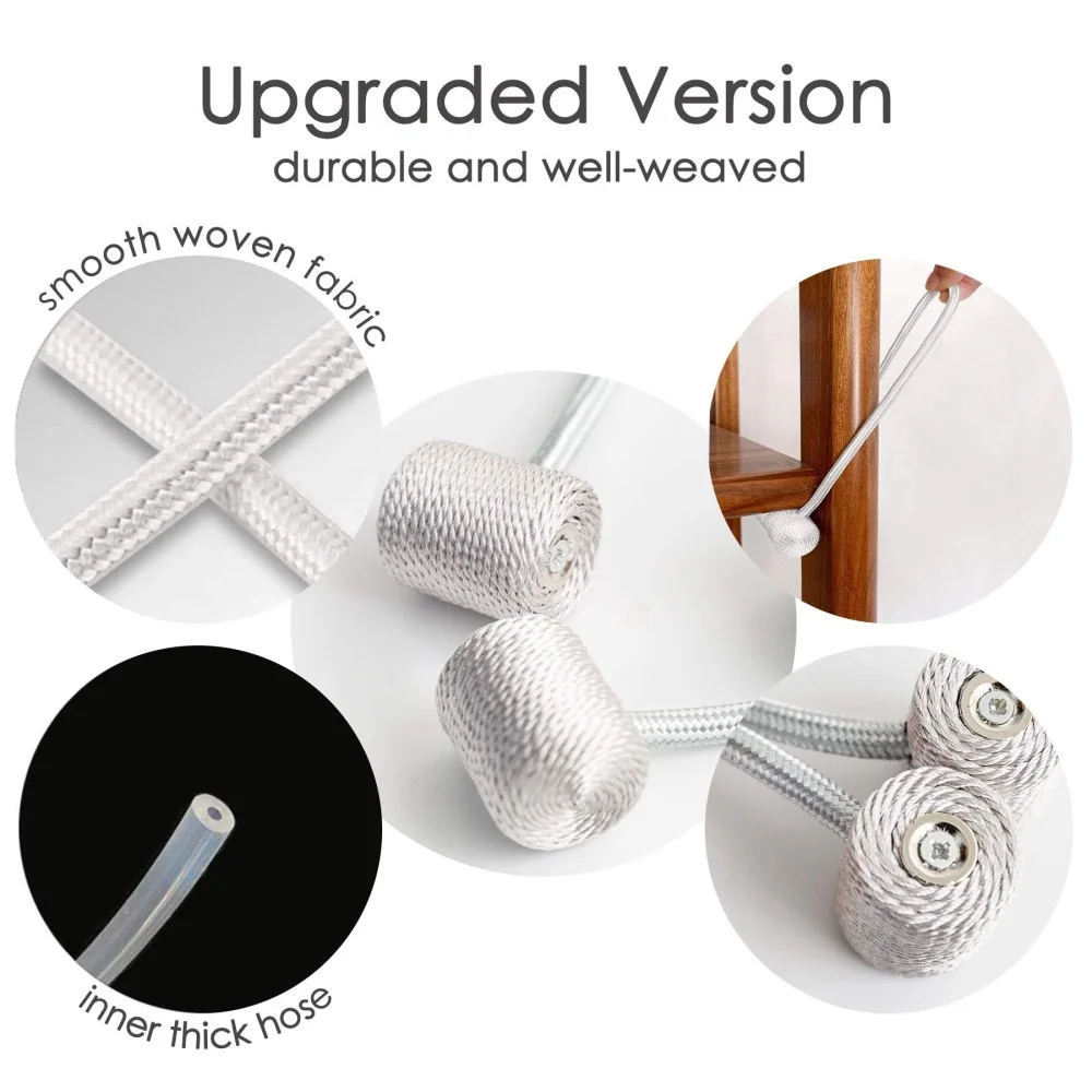 Магнитные застежки для штор драпировки модернизированные 2 шт. 16 дюймов