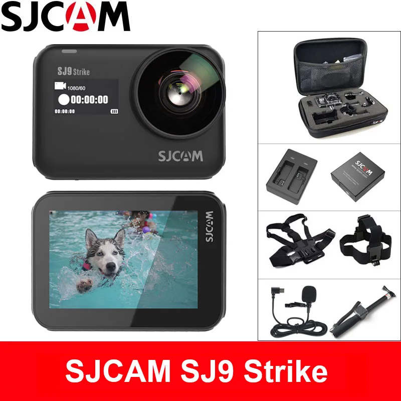 SJCAM SJ9 Strike Экшн камера 4K 60fps WiFi Спорт DV тело Водонепроницаемый Ambarella H22 Беспроводная