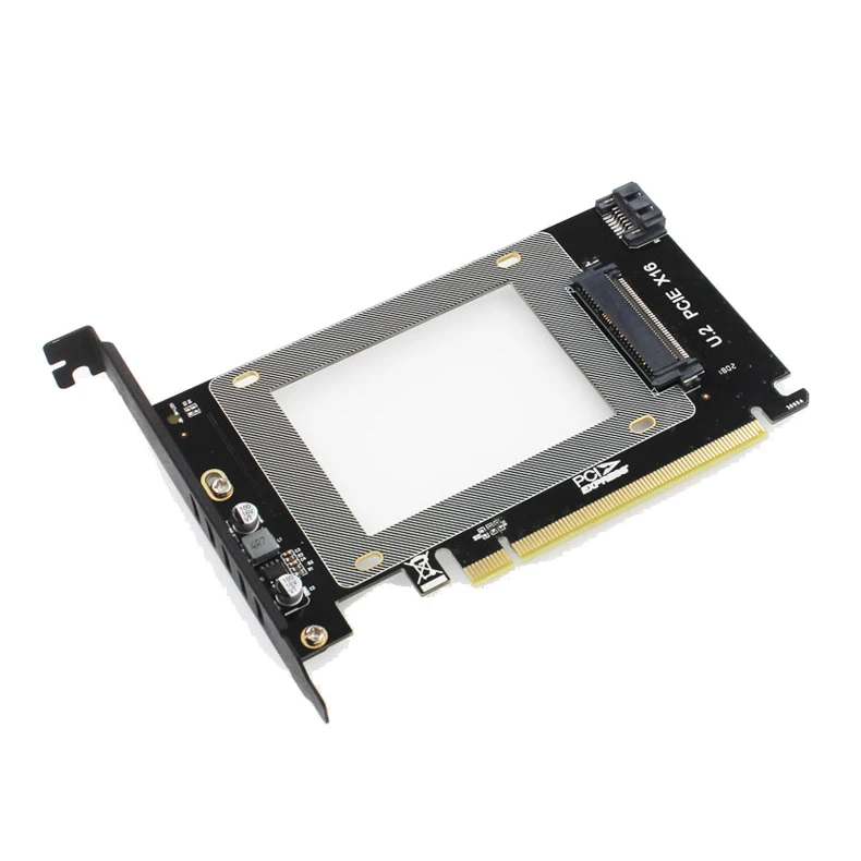 Переходник PCI E Riser 3 0 4X X16 к стандарту U.2 адаптер NVMe PCIe SSD e U2 карта M.2 NGFF 2 5 'SSD