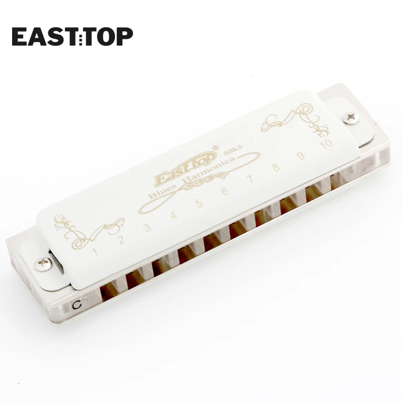 EASTTOP new harp полуклапаны diatonic T008LS Блюз белые цвета чехлы 13 оттенков | Спорт и