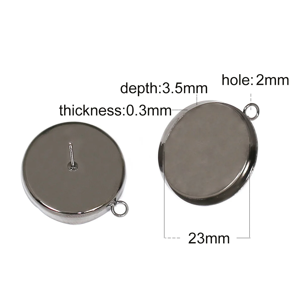 Beadsnice медный фотоэлемент с кольцом кабошон комплектующие для сережек 22787 |