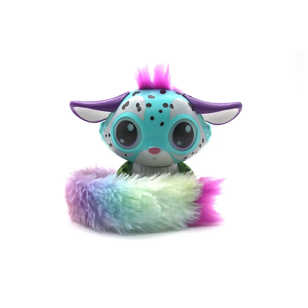 FOX02 Плюшевая игрушка Lil Gleemerz Acousto-optic Touch Interactive Pet волшебный цвет хвост фигурка лисы модель игрушки Дети Рождественские подарки - Цвет: FOX02