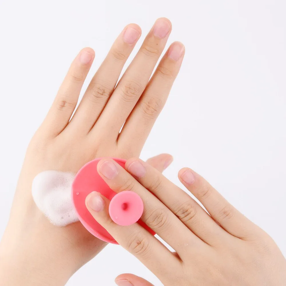 Silicone Facial Wash Pad Exfoliating Blackhead Removal Face Cleaning Brush Tool Soft Deep Brushes Care | Красота и здоровье