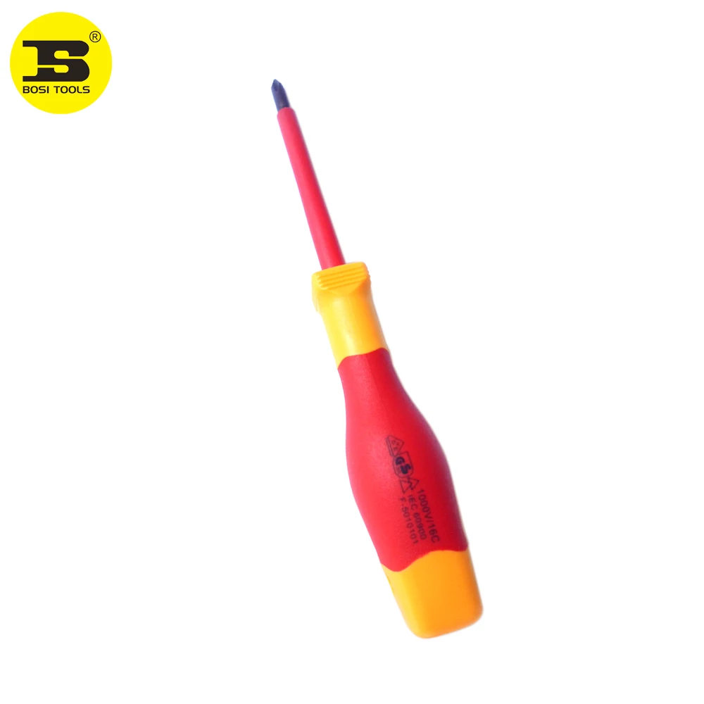 

BOSI Германия VDE изоляция PH1x80mm электрическая отвертка Магнитная BS600022