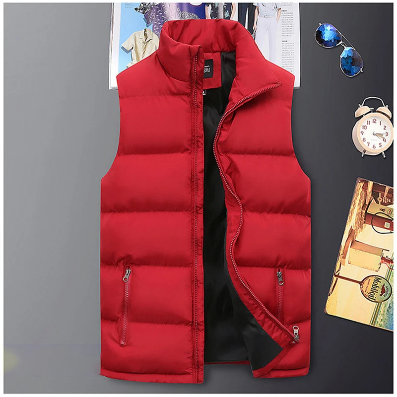 Men/Women Winter Down jacket Warm Vest Coat Sleeveless Parkas Jackets Large Size Clothing Fashion Casual Coats Streetwear Vests