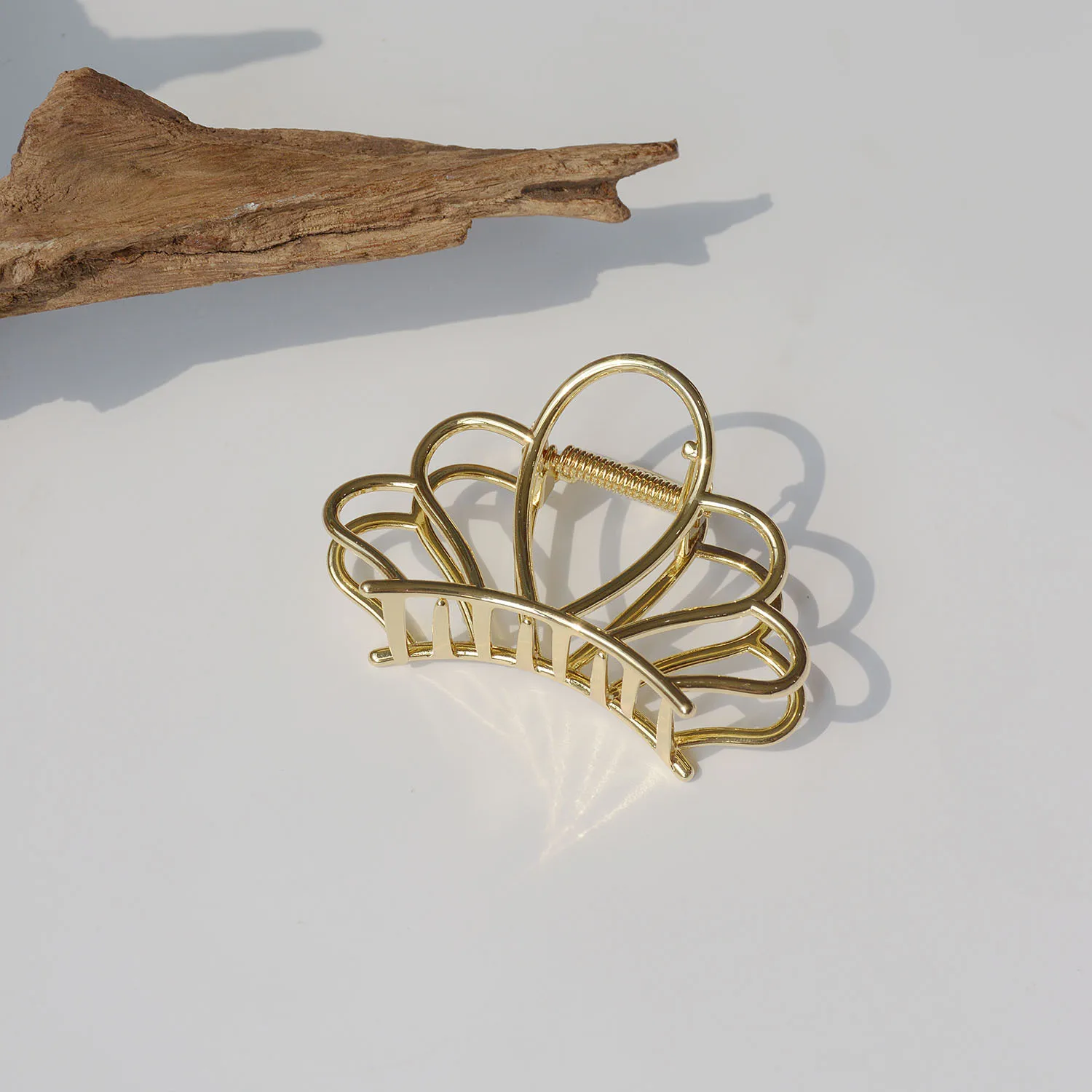 

Korean Fashion Delicate Geometric Alloy Hair Claws For Women Elegant Contracted Vintage Trendy Hair Accessories