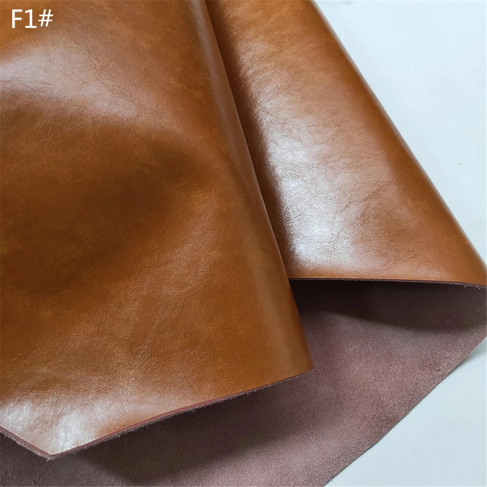 Натуральная Воловья кожа с воском для ручной работы кожаная ткань Crazy Horse вощеная