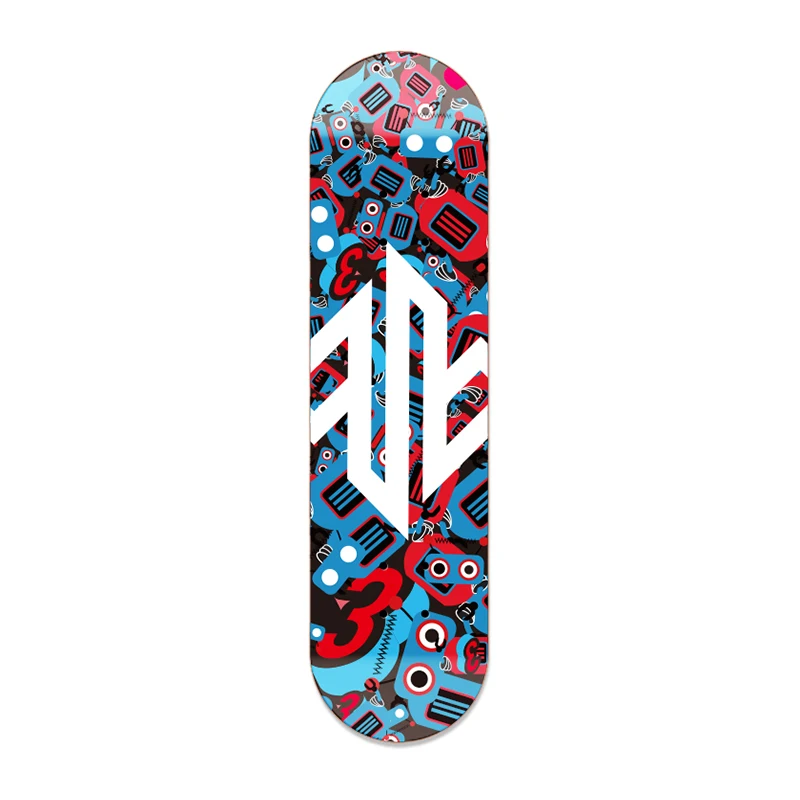 

NAVA 80*20cm 31*8 Inch Double Rocker Skateboard Deck 7 Layers American Maple Children Adult Music Player
