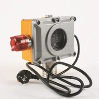 wall mounted gas detector h2 hydrogen sensor with display for industry environment monitoring