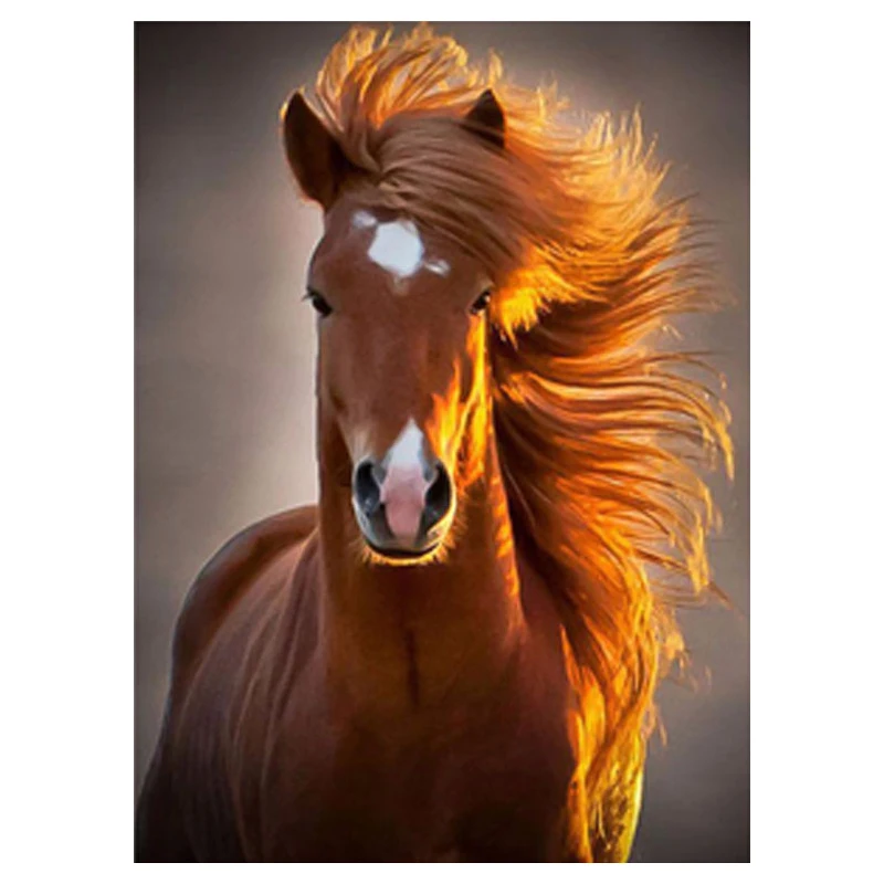 

Diamond Painting Cross Stitch Kits Diy Diamond Embroidery Horse 3d Square Drill Diamond Mosaic Rhinestone Pasted Full Canvas