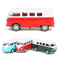 exquisite diecast toy vehicles car styling transporter classical bus 132 alloy diecast model toys for kids 2 to 4 years old