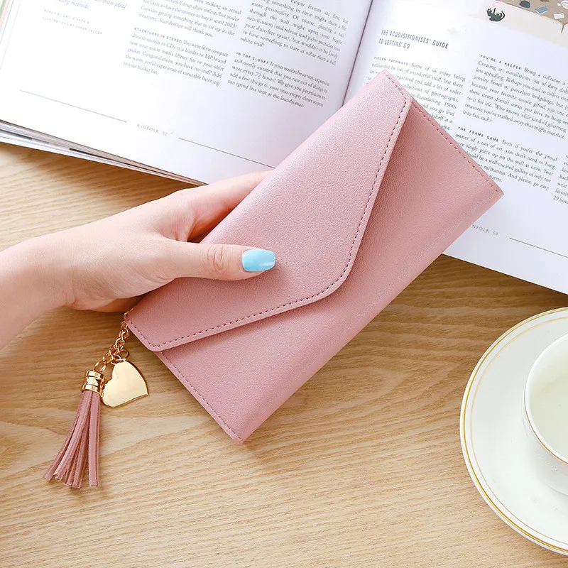 

2021 Fashion Women Wallets Simple Zipper Purses Black White Gray Red Long Section Clutch Wallet Soft PU Leather Money Bag