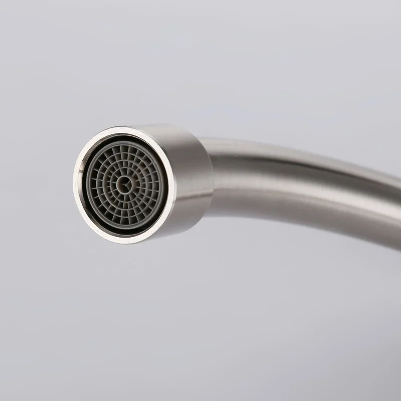 Смеситель кухонный с сенсорным экраном из нержавеющей стали