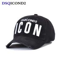 dsqicond2 brand cap baseball caps cotton icon letters high quality cap men women embroidery design hat trucker snapback dad hats