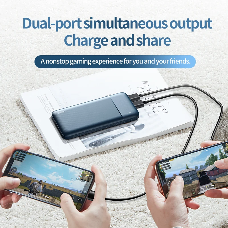 Remax Power Banks 3 External Battery Bank Quick Charge Fast Powerbank 10000mAh With USB Type C for Mobile Phone | Мобильные телефоны