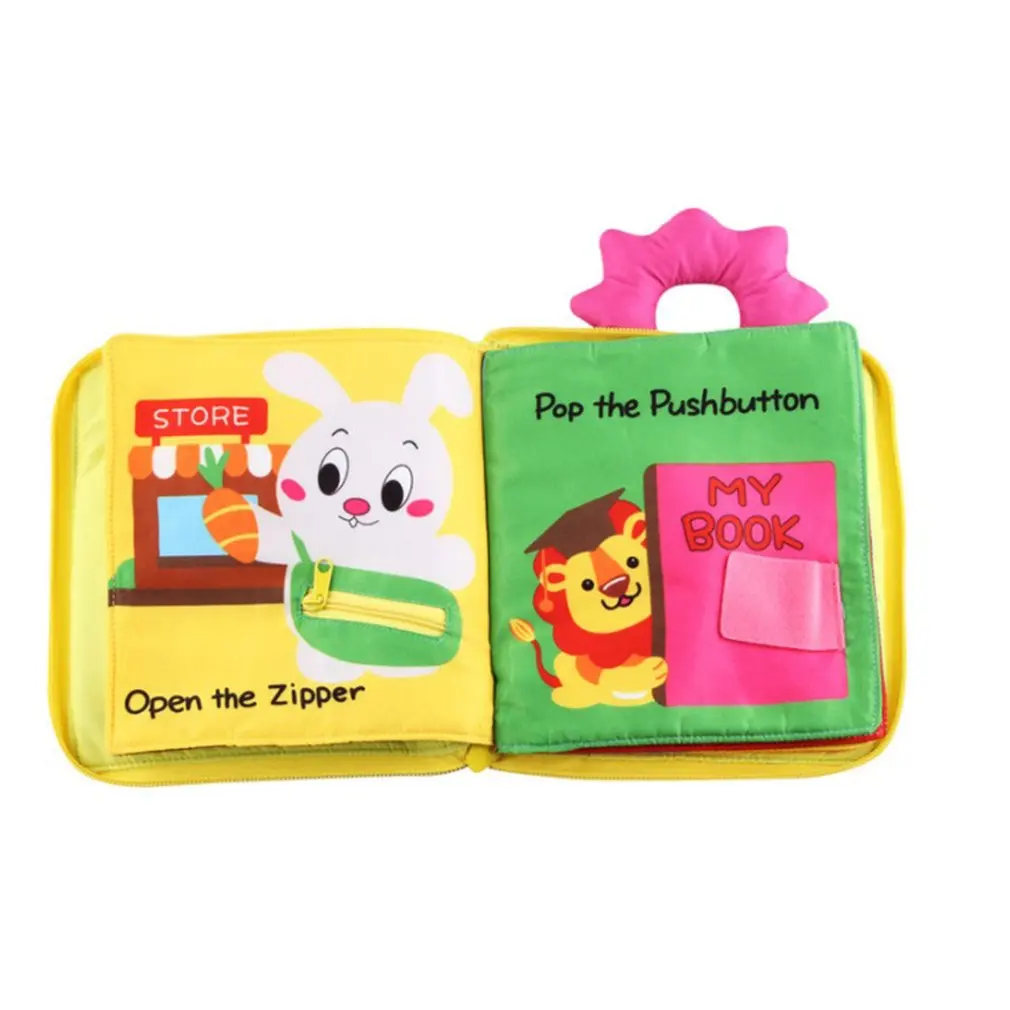 Детская тканевая книжка для новорожденных Мягкая книга Детские неплохо раннего