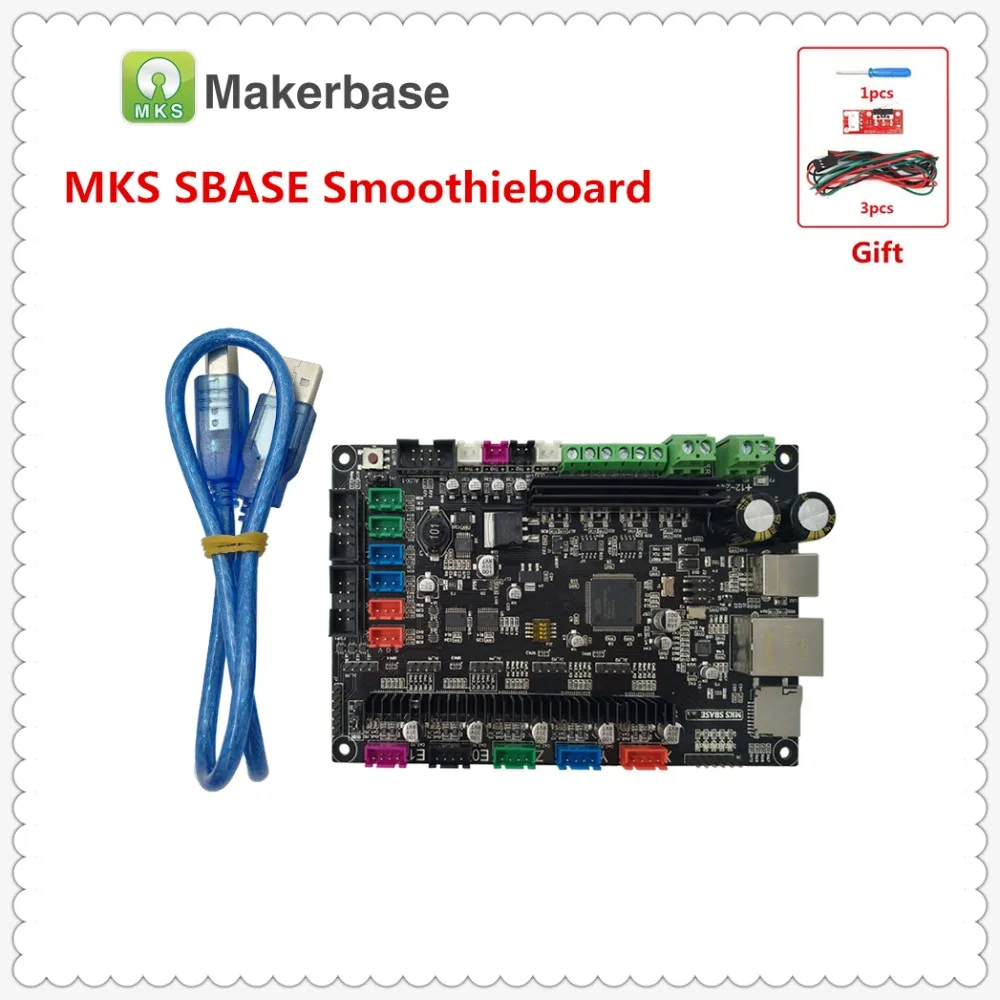 3D принтер Запасные части регулятор материнская плата MKS SBASE V1.3 ARM 32 бит Cortex для