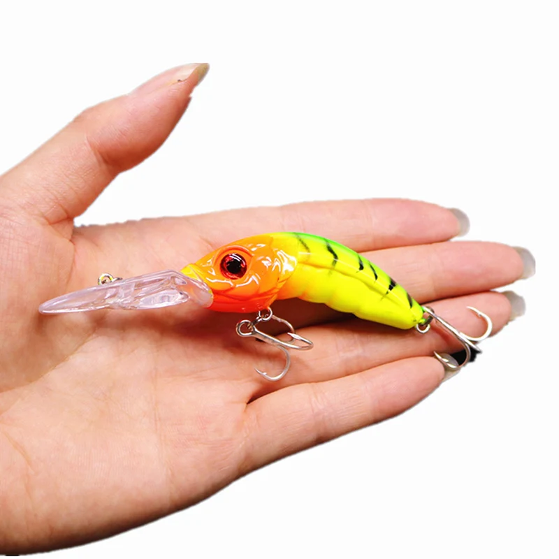 

1Pcs 13.4g 100mm Minnow Fishing Lures Luya Fish Depth 0.5-3M Hard Artificial Bionic Baits For Fishing Tackle Lure Accessories