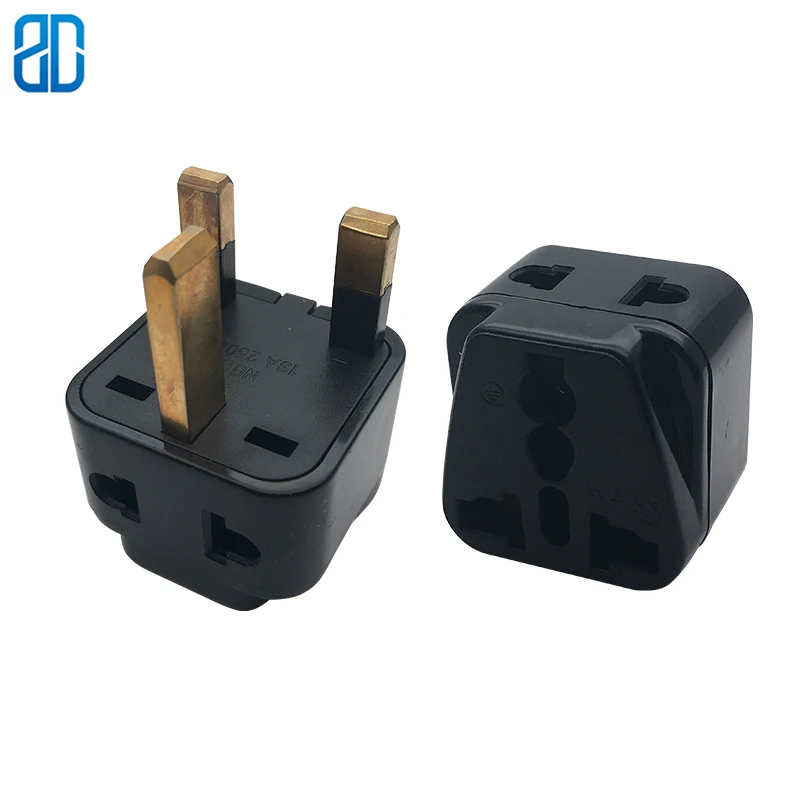 1 шт. вилка для путешествий британская 3Pin 2 в мужчин и женщин UK British to EU AU US