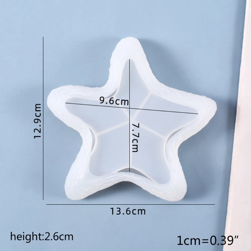

Crystal Epoxy Resin Mold Fruit Dish Plate Silicone Mould DIY Crafts Home Decorations Container Making Tool