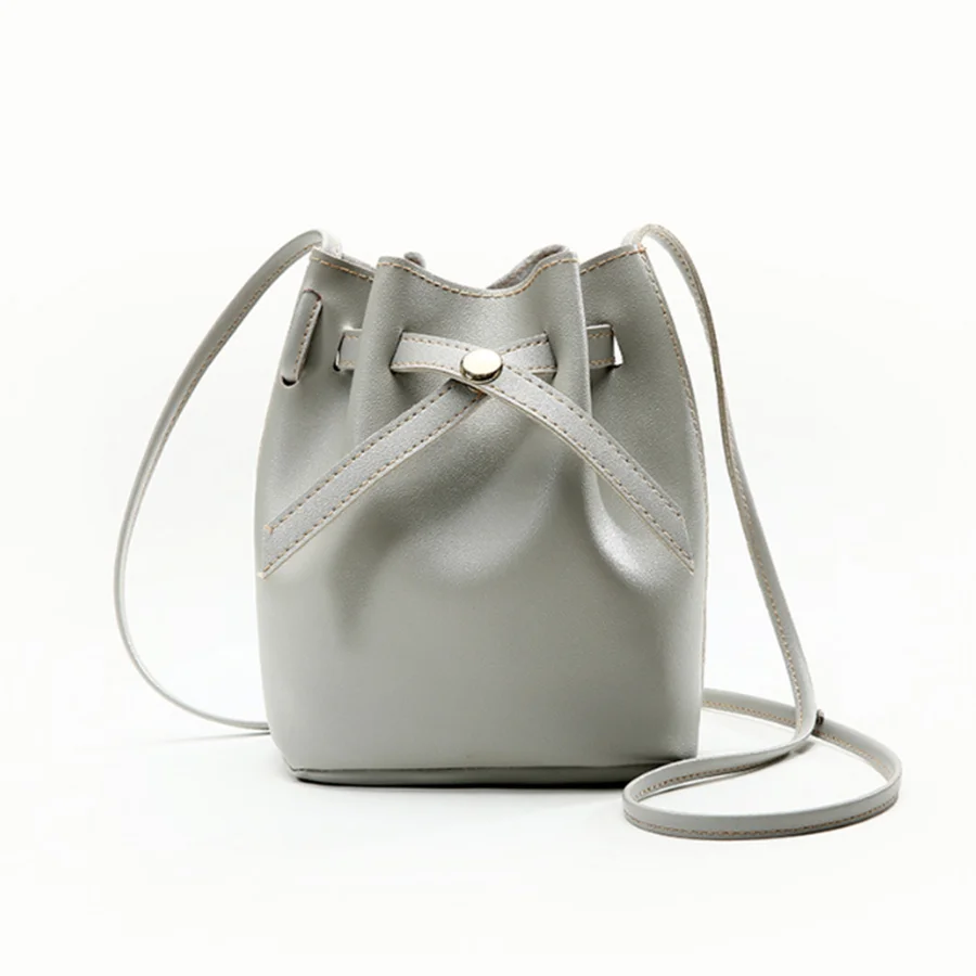 Женская сумка мессенджер на плечо Jonlily модная из искусственной кожи шнурке для