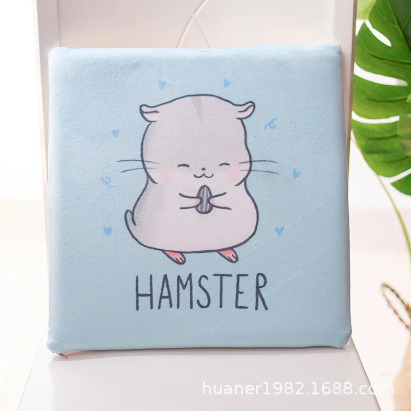 Плюшевая медленно восстанавливающая форму подушка из пены с эффектом памяти