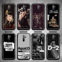 agust d suga king phone case for redmi 9a 9 8a note 11 10 9 8 8t pro max k20 k30 k40 pro
