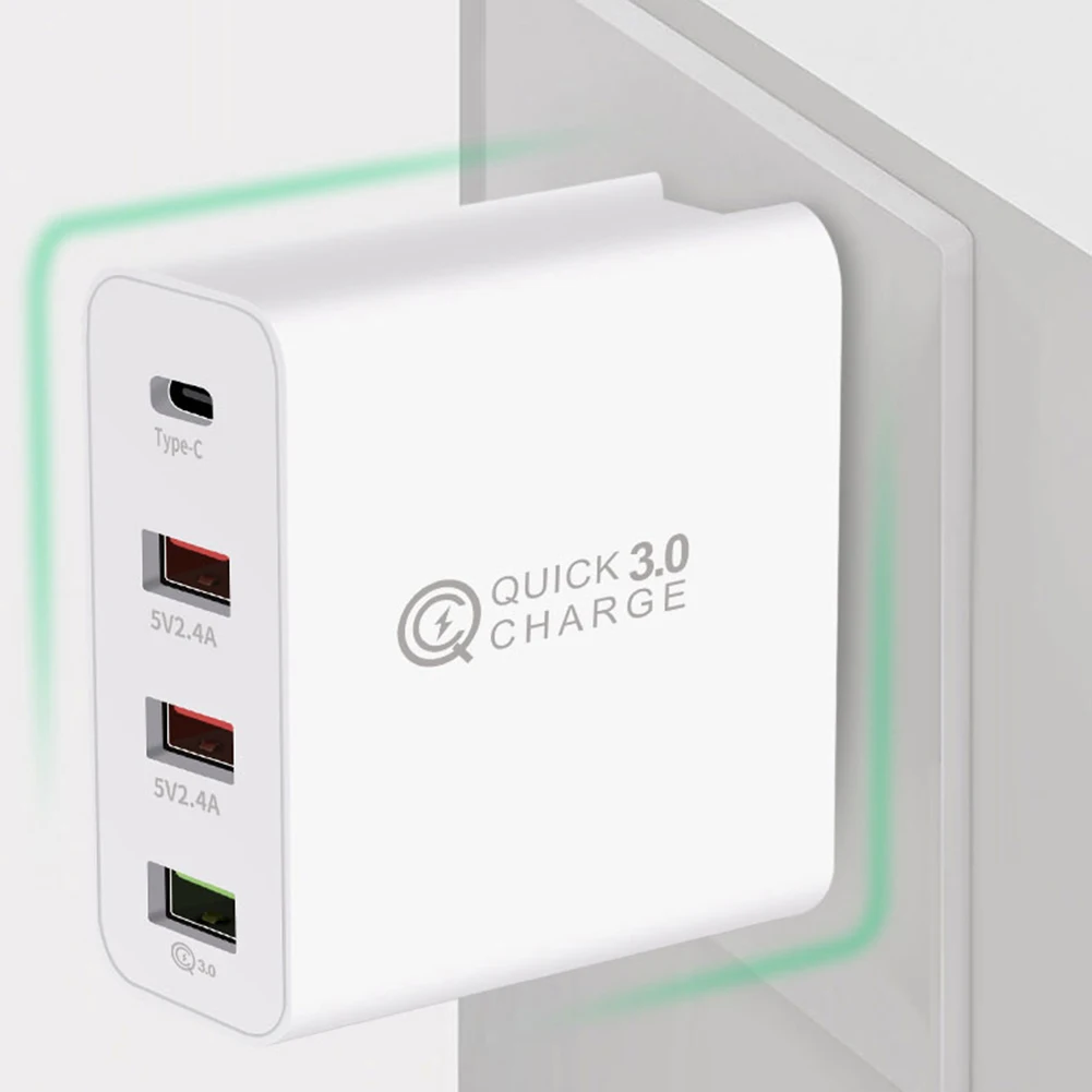 Для samsung iPhone huawei Xiaomi Tablet QC 3 0 мульти быстрое зарядное устройство PD type C USB настенное