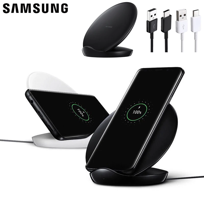 

Samsung Original Wireless Charger EP-5100 For Galaxy S9 G9600 S9 Plus G9650 S10 Plus S8+ S10 Note 9 Note 8 Note 10 Fast Charger