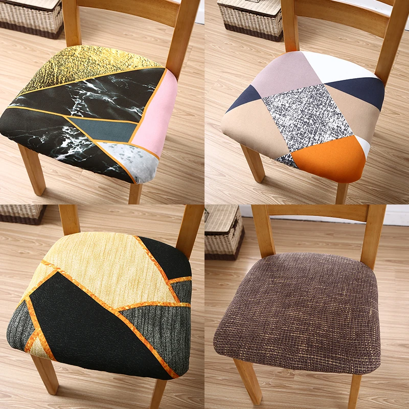 

Elastic Kitchen Dining Seat Covers Dustproof Washable 1/2/4/6 PCS