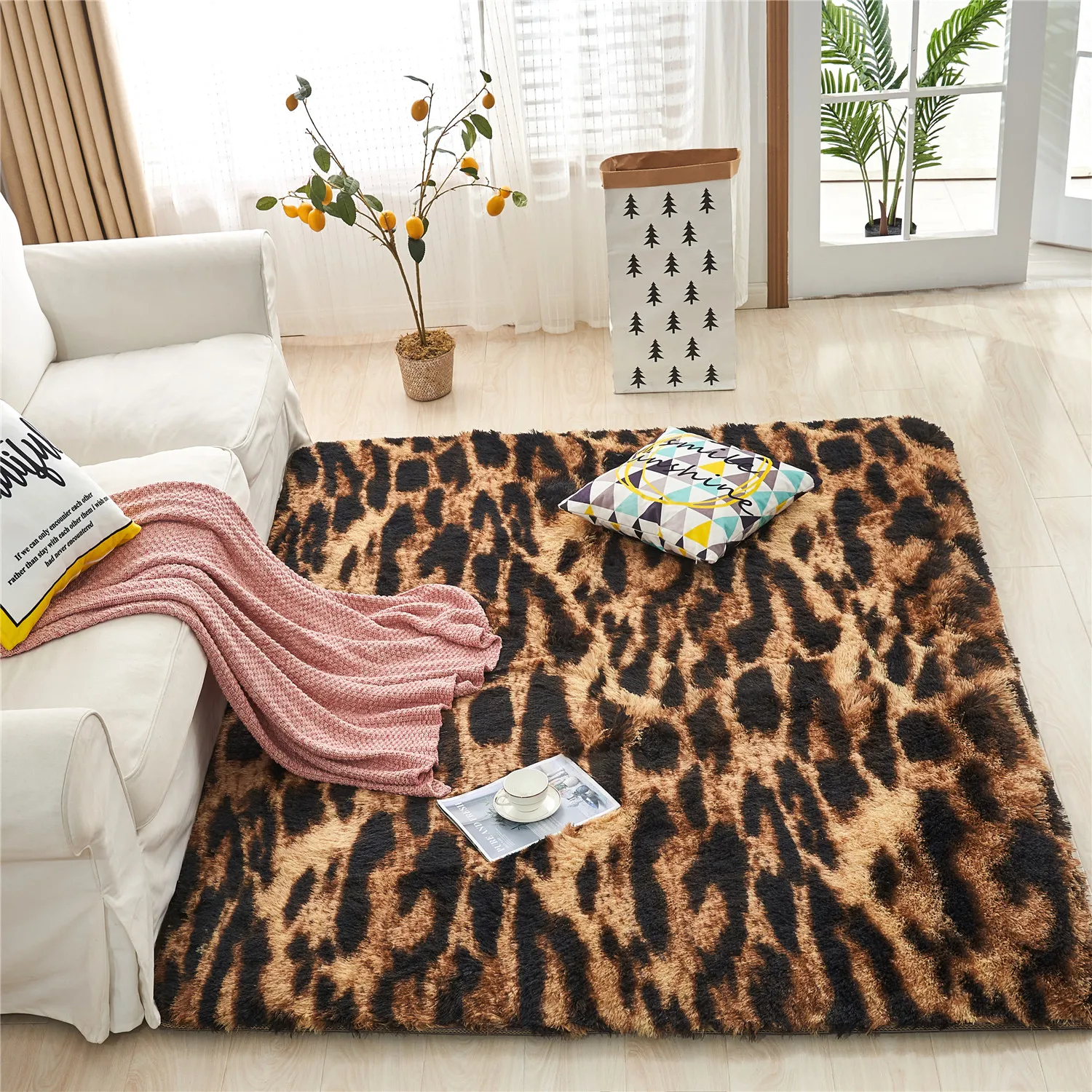 

Ultra Soft Fuzzy Rugs Fluffy Carpet Shag Nursery Rug Plush Shaggy Rug for Living Room Home Decorative Thick Comfy Area Rug Mat