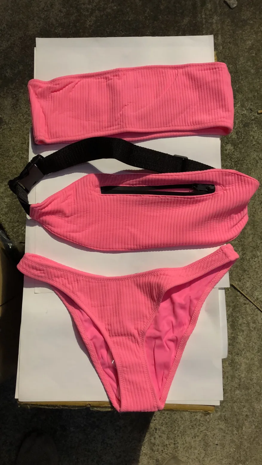 

2021HK Europe pleating popular 12 color double-sided digital printing swimsuit take on the new lace up Triangl Bikini
