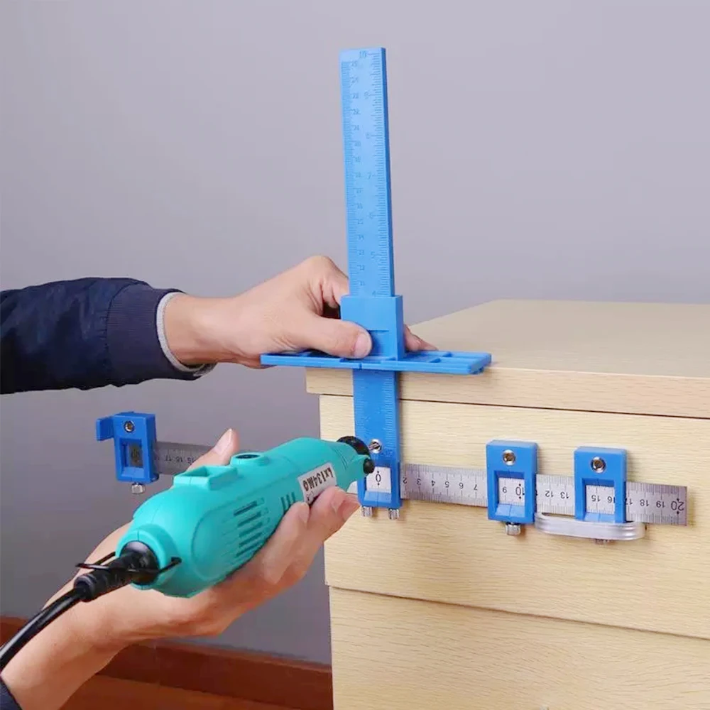 

Detachable Hole Jig Tool Center Drill Bit Set Sleeve Hardware Wood Drilling Woodworking Tool