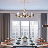 postmodern creative glass living room study modern minimalist designer model room dining room bedroom chandelier