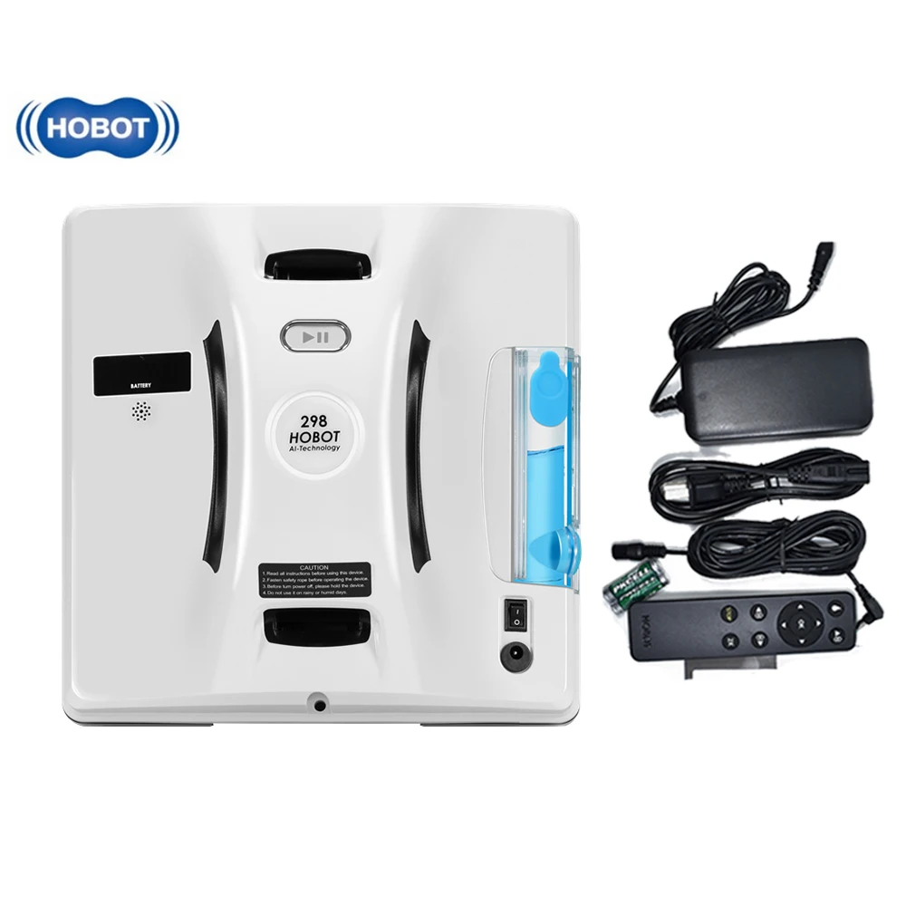 hobot 298 electric windows robot vacuum cleaner low price with water sprayer auto smart phone control for home office free global shipping