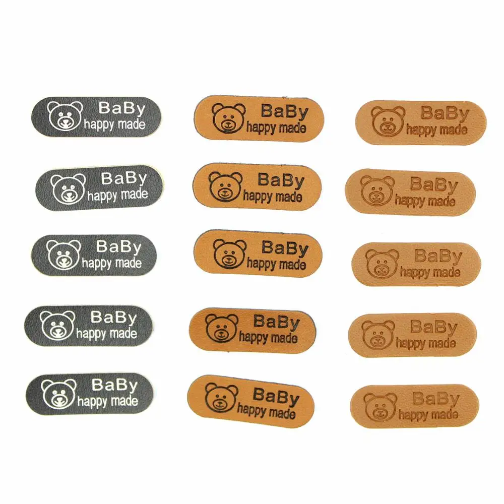 50 шт. рельефные этикетки для детской одежды 30 мм|Этикетки одежды| |