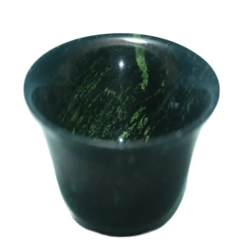 

Chinese Natural Jade Carved Beautiful Natural Color Bowls