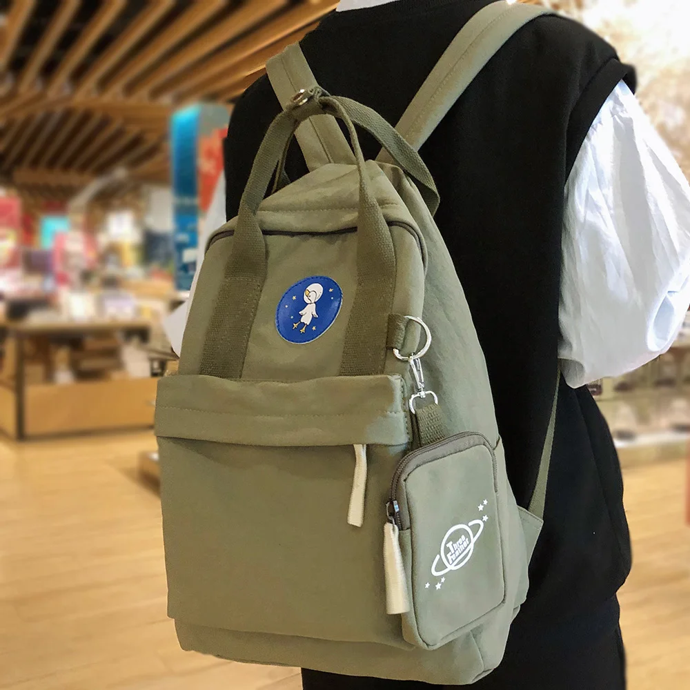 

Рюкзак женский, нейлоновый, водонепроницаемый, винтажный