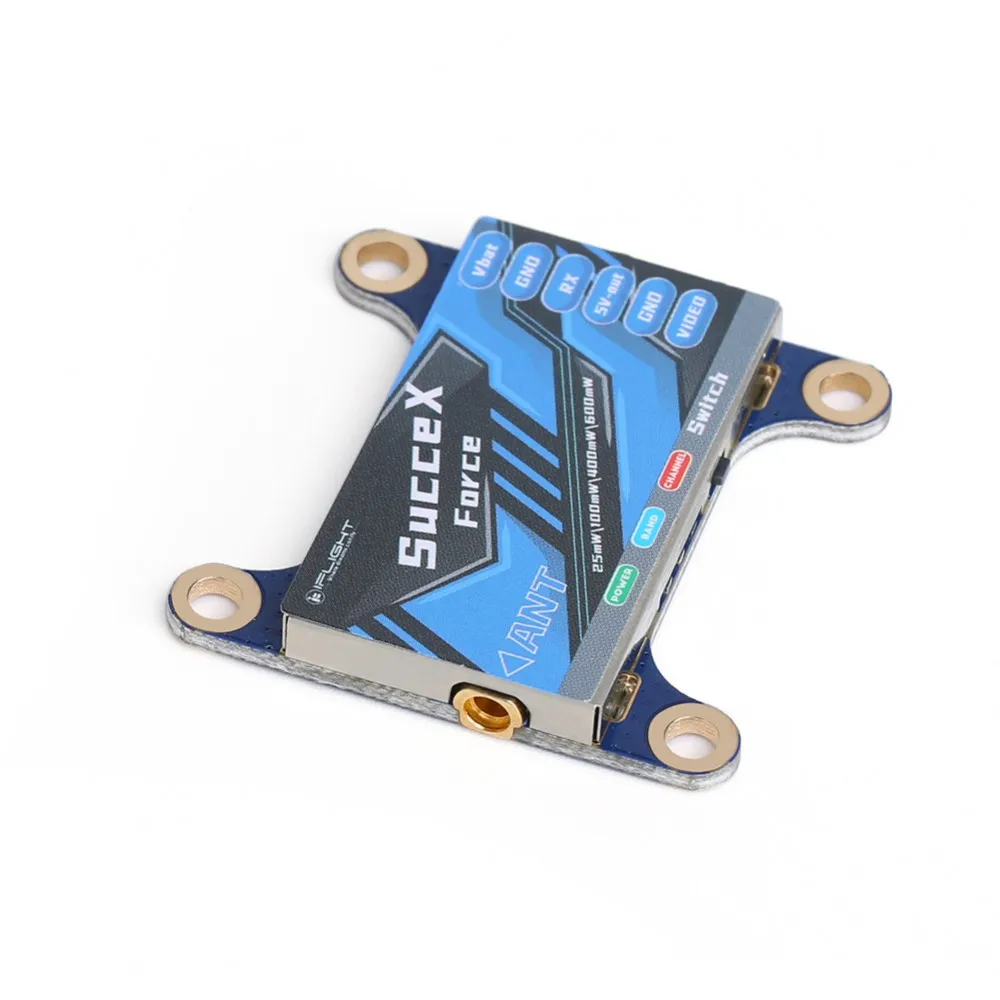 IFlight SucceX Force 5 8G 40CH 25mW 100mW 400mW 600mW регулируемый VTX 6 36V 30X30mm для радиоуправляемых FPV
