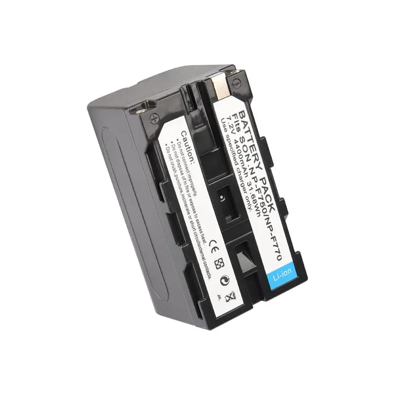 Для sony NP-F750/770 полная декодирование 7 2 V 4400mAh батарея + ЖК-дисплей USB одиночный заряд