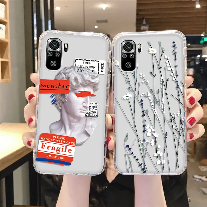 

Redmi Note 11 Pro Plus Case For Xiaomi Redmi 10 Case Clear Funda Xiaomi Redmi Note 10 Pro 9 8 8T 9s 10s 11 9A 9C Silicone Cover