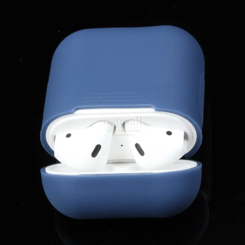 Для AirPods 2 зарядный чехол матовый Мягкий ТПУ силиконовый для Apple airpods наушников