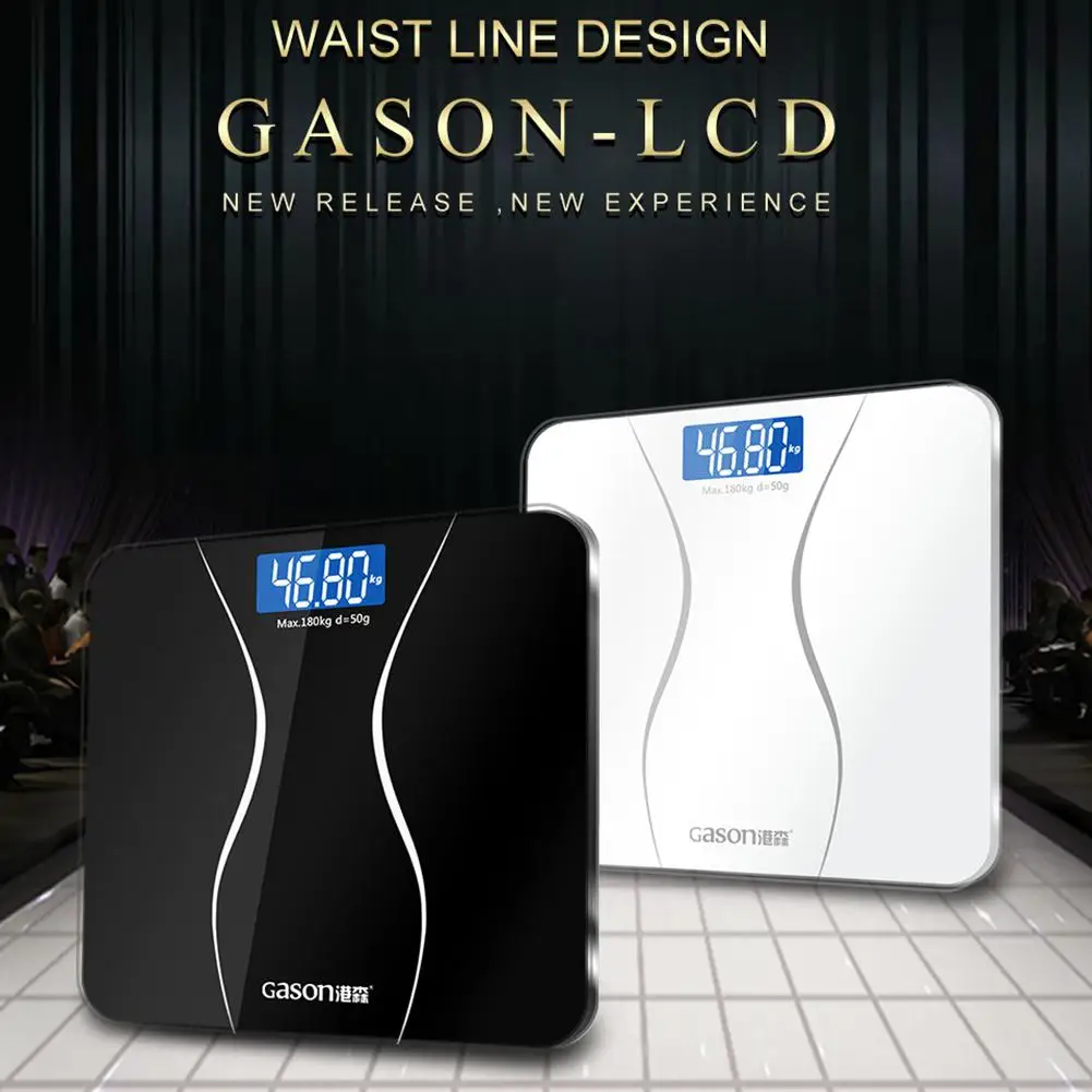 Весы напольные электронные цифровые со светодиодной подсветкой и